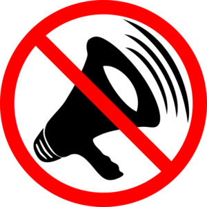 haut parleur illustrant du bruit