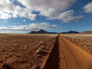 un paysage de namibie